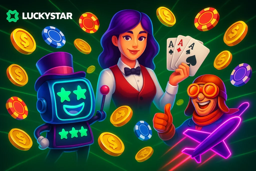 Lucky Star Casino Online Game 9000+
